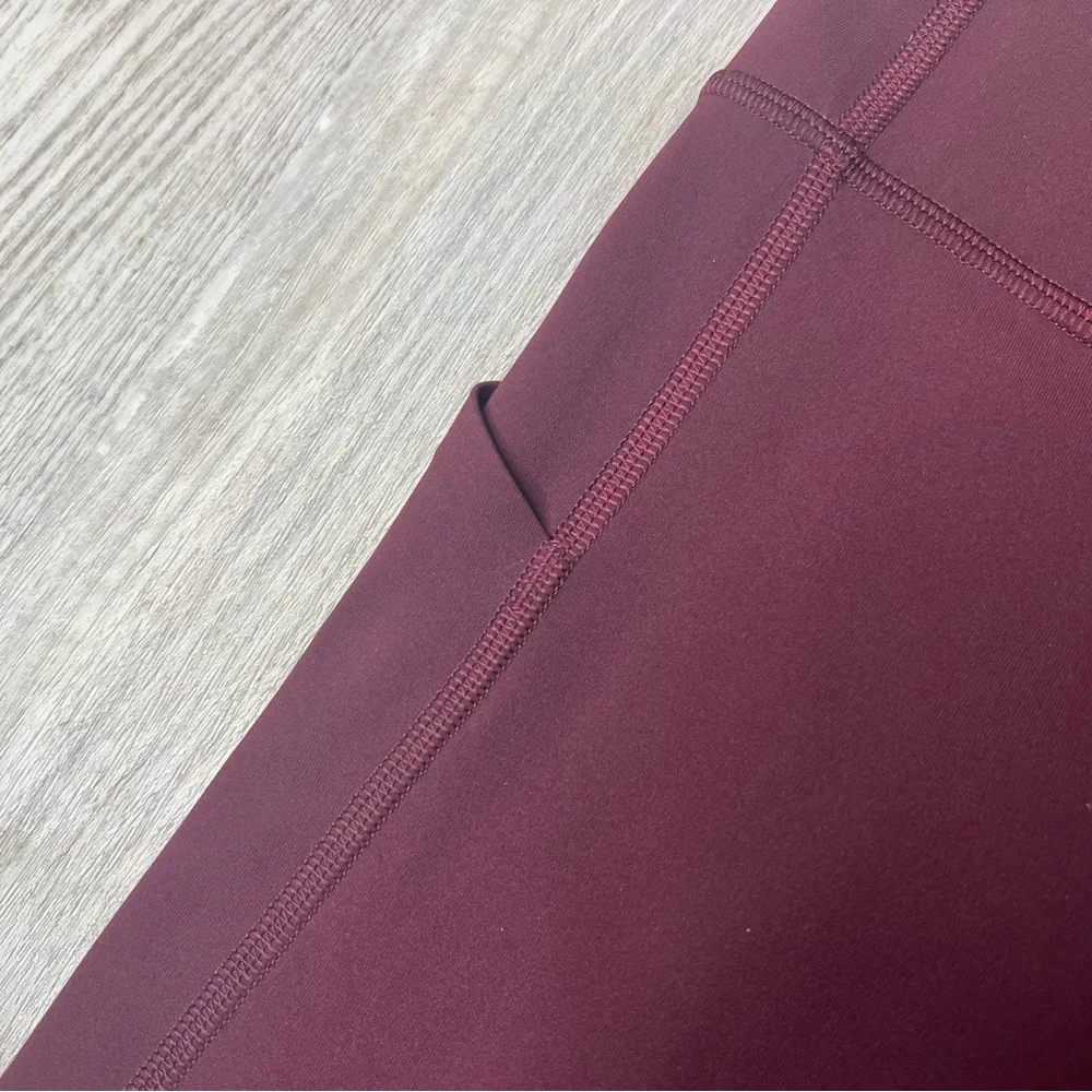 Lululemon Athletica Pace Rival Crop Leggings 22” size 4 Dark Adobe W6BAVS